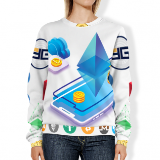 Cryptoverse All-Over Print Sweatshirt
